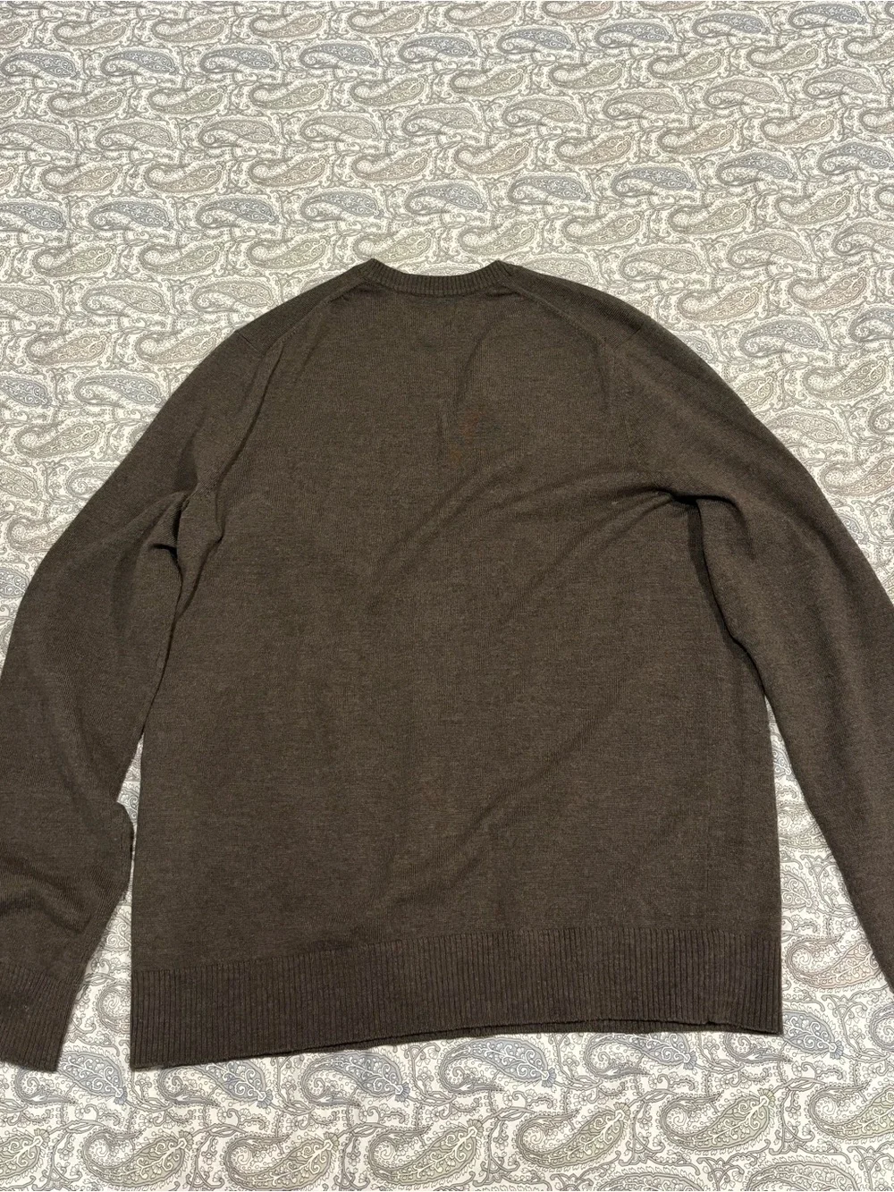 Banana Republic Men's V-Neck Sweater in Dark Brown